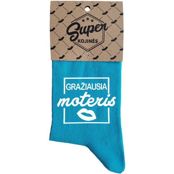 Moteriškos kojinės "Gražiausia moteris" Moteriškos kojinės "Gražiausia moteris"