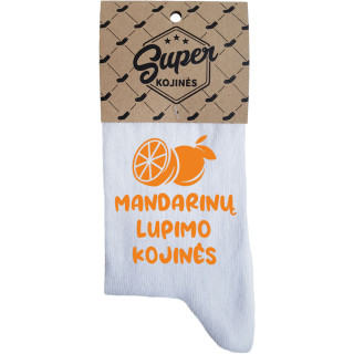 Moteriškos kojinės "Mandarinų lupimo kojinės"