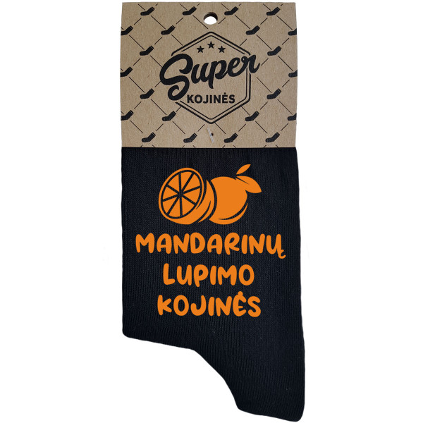 Moteriškos kojinės "Mandarinų lupimo kojinės" Moteriškos kojinės "Mandarinų lupimo kojinės"