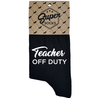 Moteriškos kojinės „Teacher off duty“