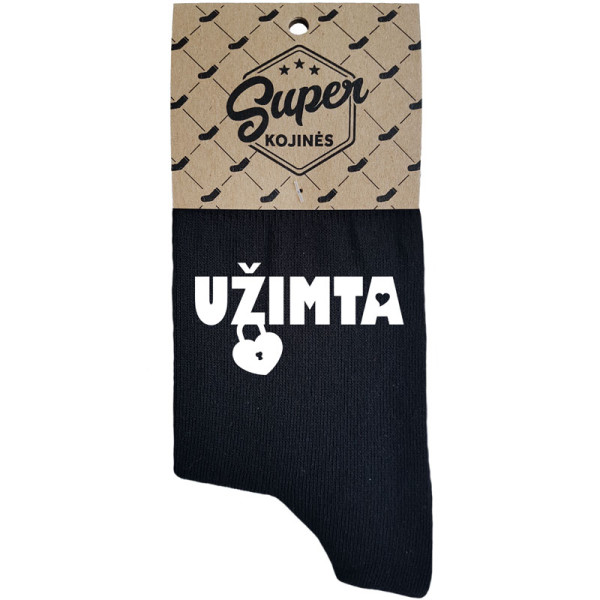 Moteriškos kojinės „Užimta“ Moteriškos kojinės „Užimta“