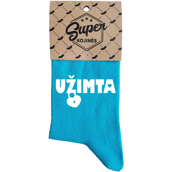 Moteriškos kojinės „Užimta“ Moteriškos kojinės „Užimta“