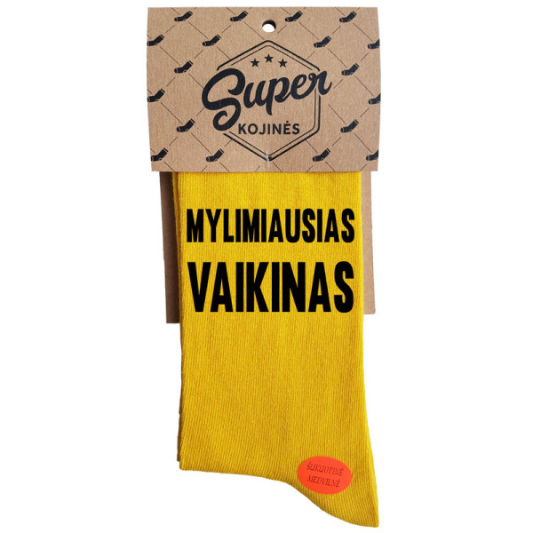 Kojinės "Mylimiausias vaikinas" Kojinės "Mylimiausias vaikinas"