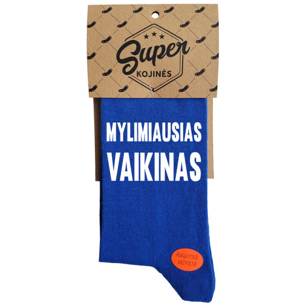Kojinės "Mylimiausias vaikinas" Kojinės "Mylimiausias vaikinas"
