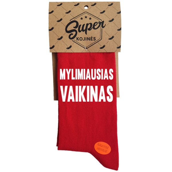 Kojinės "Mylimiausias vaikinas" Kojinės "Mylimiausias vaikinas"