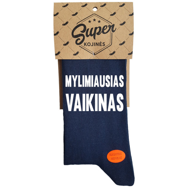Kojinės "Mylimiausias vaikinas" Kojinės "Mylimiausias vaikinas"