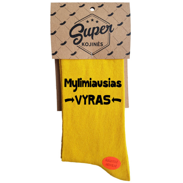 Kojinės "Mylimiausias vyras" Kojinės "Mylimiausias vyras"