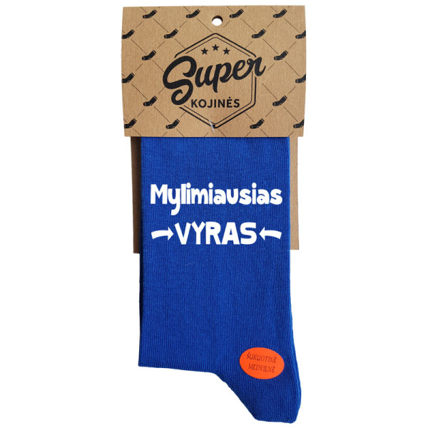 Kojinės "Mylimiausias vyras" Kojinės "Mylimiausias vyras"