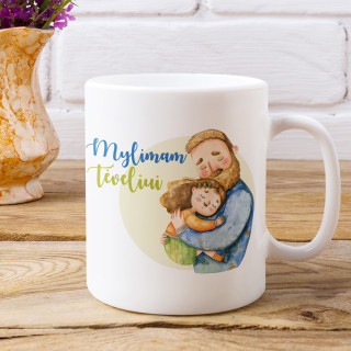 Puodelis "Mylimam tėveliui"