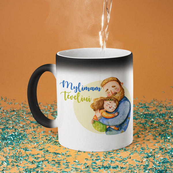 Puodelis "Mylimam tėveliui" Puodelis "Mylimam tėveliui"