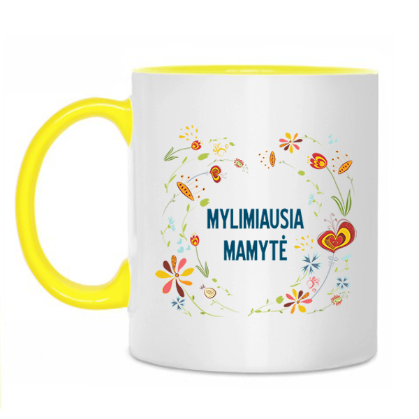 Puodelis "Mylimiausia mamytė" Puodelis "Mylimiausia mamytė"