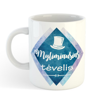 Puodelis "Mylimiausias tėvelis