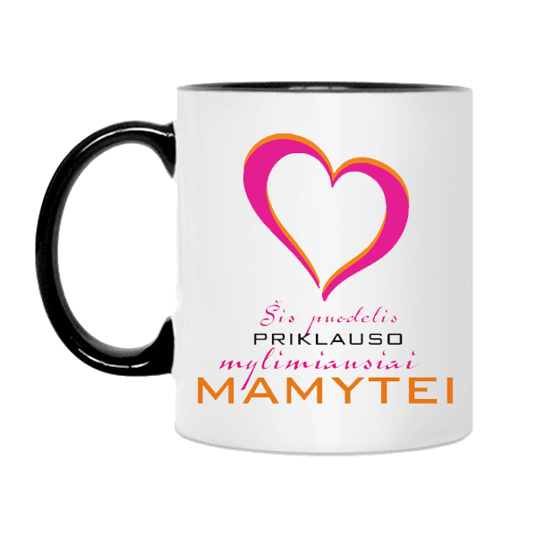 Mylimiausios mamytės puodelis Mylimiausios mamytės puodelis
