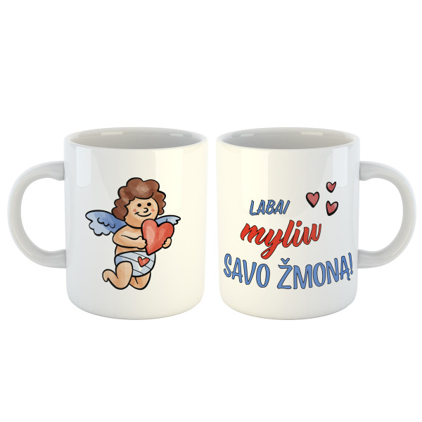 Puodelis "Myliu savo žmoną"