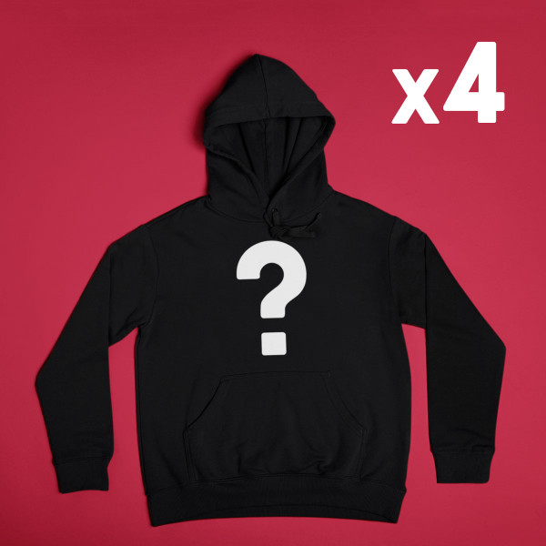 Mystery Box - UNISEX DŽEMPERIAI SU KAPIŠONU - 4 vienetai (vertė 120€) Mystery Box - UNISEX DŽEMPERIAI SU KAPIŠONU - 4 vienetai (vertė 120€)