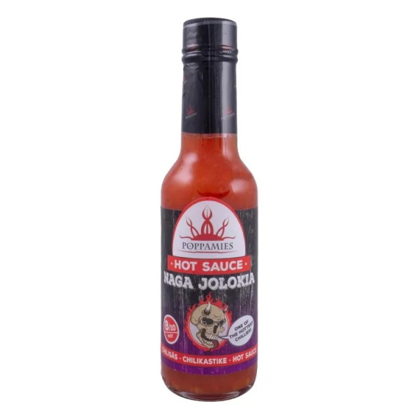 Poppamies padažas "Naga Jolokia", aštrus, 150ml
