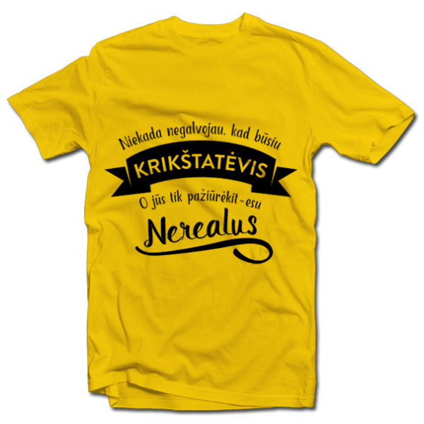 Marškinėliai "Nerealus krikštatėvis"