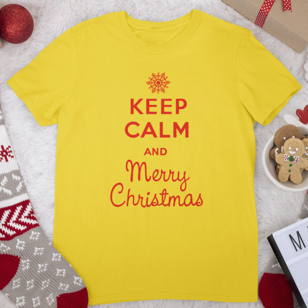 Marškinėliai "Keep calm Merry Christmas" Marškinėliai "Keep calm Merry Christmas"