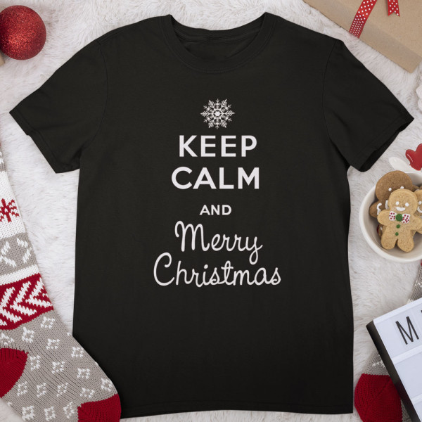 Marškinėliai "Keep calm Merry Christmas" Marškinėliai "Keep calm Merry Christmas"
