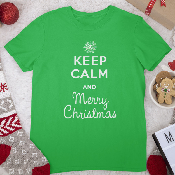 Marškinėliai "Keep calm Merry Christmas" Marškinėliai "Keep calm Merry Christmas"