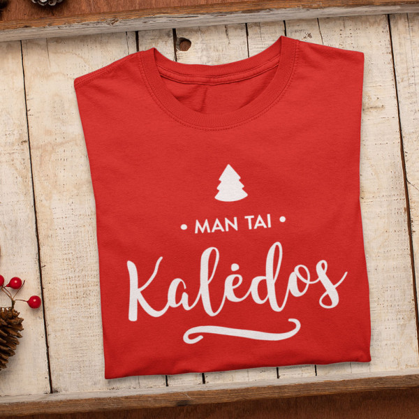 Vaikiški marškinėliai "Man tai Kalėdos" Vaikiški marškinėliai "Man tai Kalėdos"