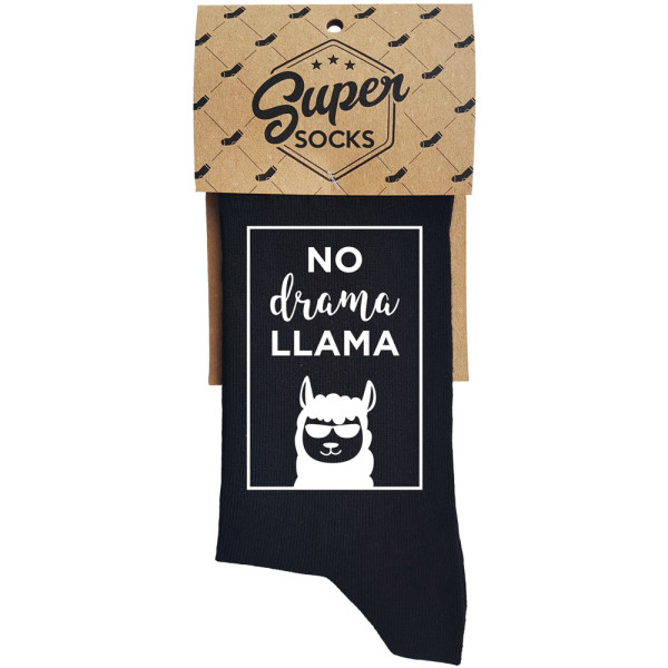 Kojinės "NO drama LLAMA" Kojinės "NO drama LLAMA"