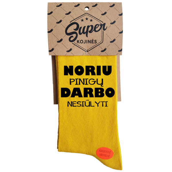 Kojinės "Noriu darbo" Kojinės "Noriu darbo"