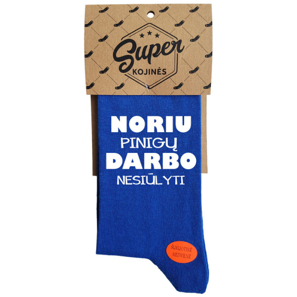 Kojinės "Noriu darbo" Kojinės "Noriu darbo"