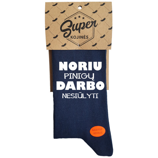 Kojinės "Noriu darbo" Kojinės "Noriu darbo"