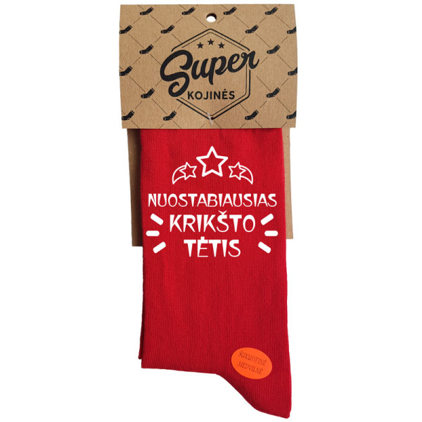 Kojinės "Nuostabiausias krikšto tėtis" Kojinės "Nuostabiausias krikšto tėtis"