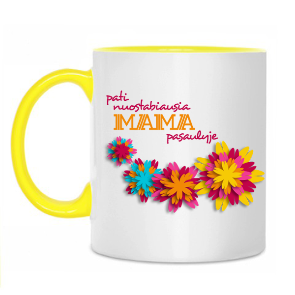 Puodelis "Nuostabiausia mama" Puodelis "Nuostabiausia mama"