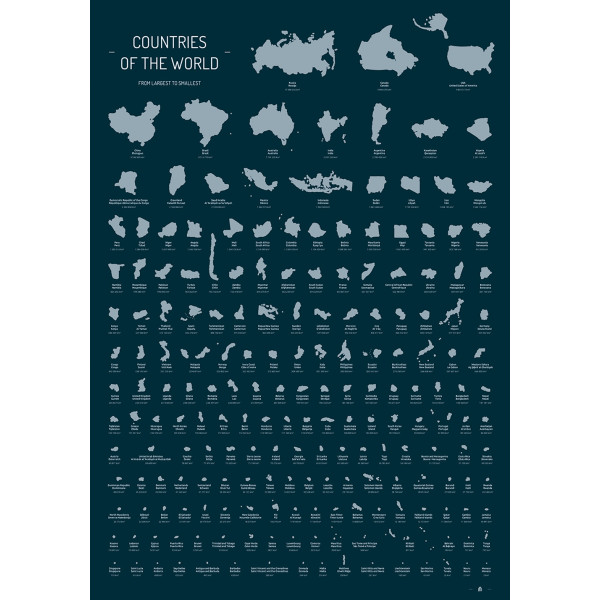 Nutrinamas plakatas "Countries of the World" Nutrinamas plakatas "Countries of the World"