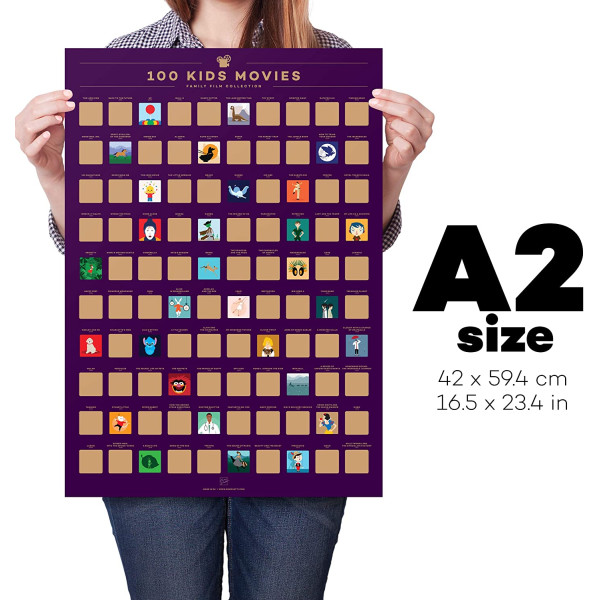 Nutrinamas plakatas EnnoVatti "Filmų vaikams TOP 100"