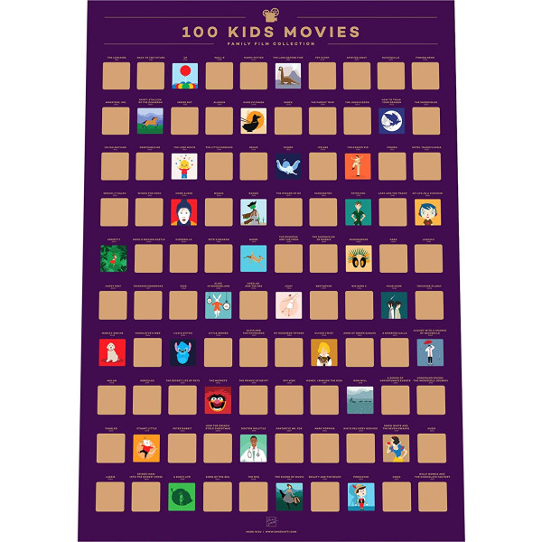 Nutrinamas plakatas EnnoVatti "Filmų vaikams TOP 100"