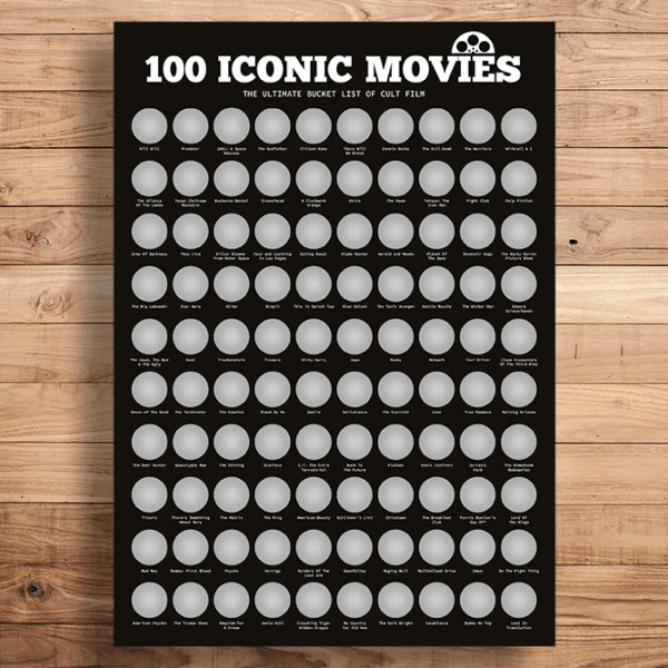 Nutrinamas plakatas "Iconic Movies" Nutrinamas plakatas "Iconic Movies"