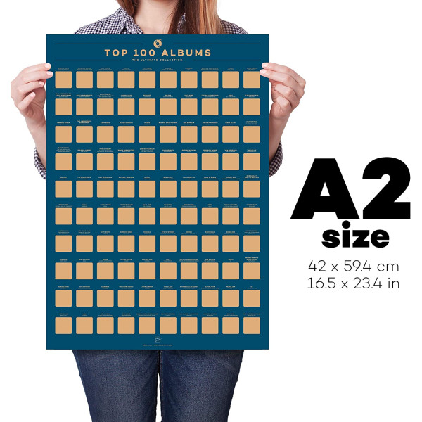 Nutrinamas plakatas EnnoVatti "Muzikos albumų TOP 100"