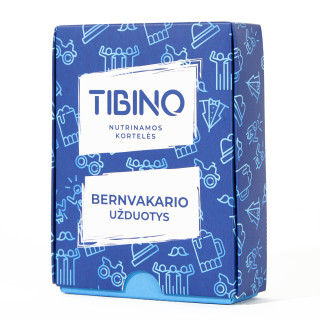 Nutrinamų kortelių rinkinys TIBINO "Bernvakario užduotys"