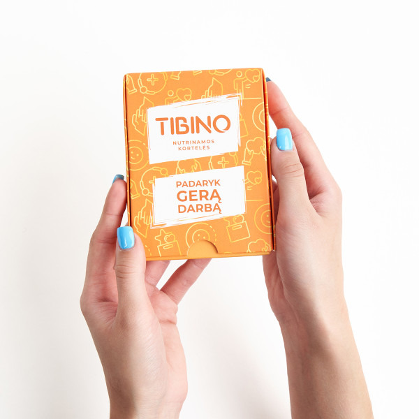 Nutrinamų kortelių rinkinys TIBINO "Padaryk gerą darbą"