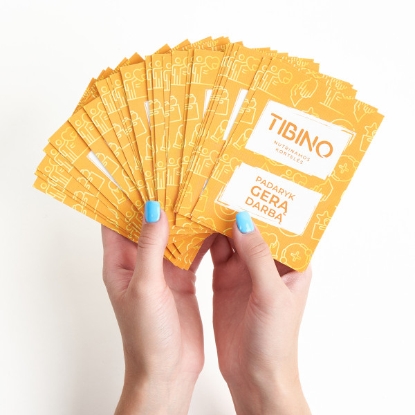 Nutrinamų kortelių rinkinys TIBINO "Padaryk gerą darbą"