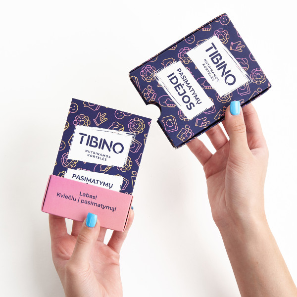 Nutrinamų kortelių rinkinys TIBINO "Pasimatymų idėjos"