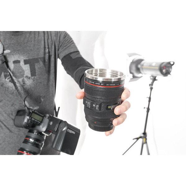 Termopuodelis - fotoaparato objektyvas (375ml) Termopuodelis - fotoaparato objektyvas (375ml)