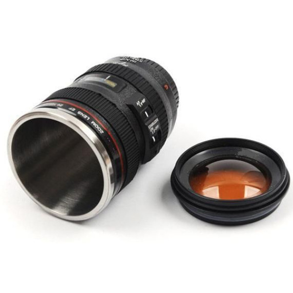 Termopuodelis - fotoaparato objektyvas (375ml) Termopuodelis - fotoaparato objektyvas (375ml)