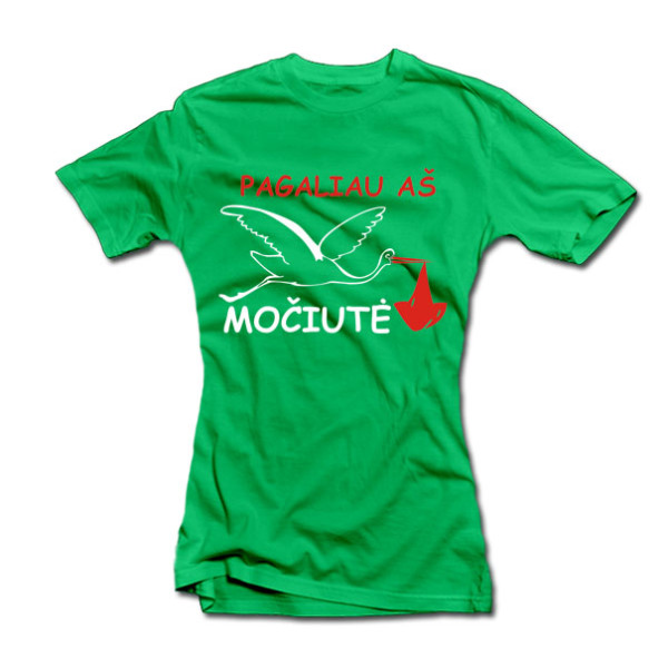 Moteriški marškinėliai "Pagaliau aš močiutė" Moteriški marškinėliai "Pagaliau aš močiutė"