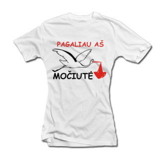 Moteriški marškinėliai "Pagaliau aš močiutė"