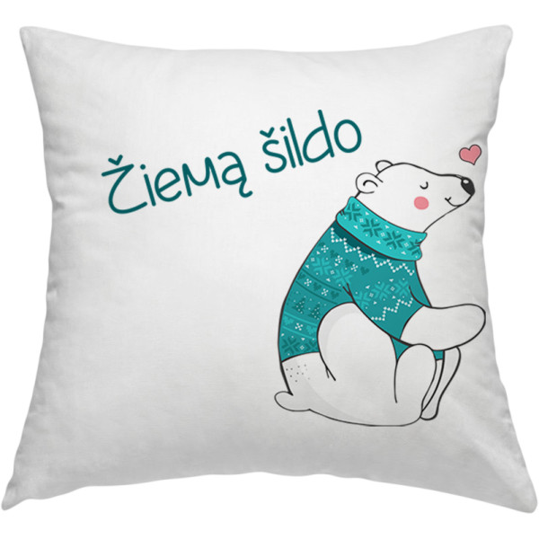 Pagalvių užvalkalų komplektas "Meilė šildo" Pagalvių užvalkalų komplektas "Meilė šildo"