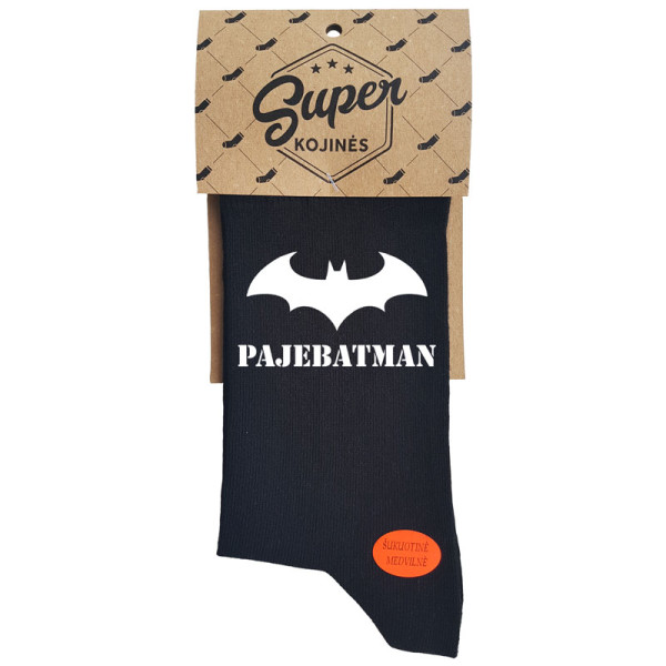 Kojinės "Pajebatman" Kojinės "Pajebatman"