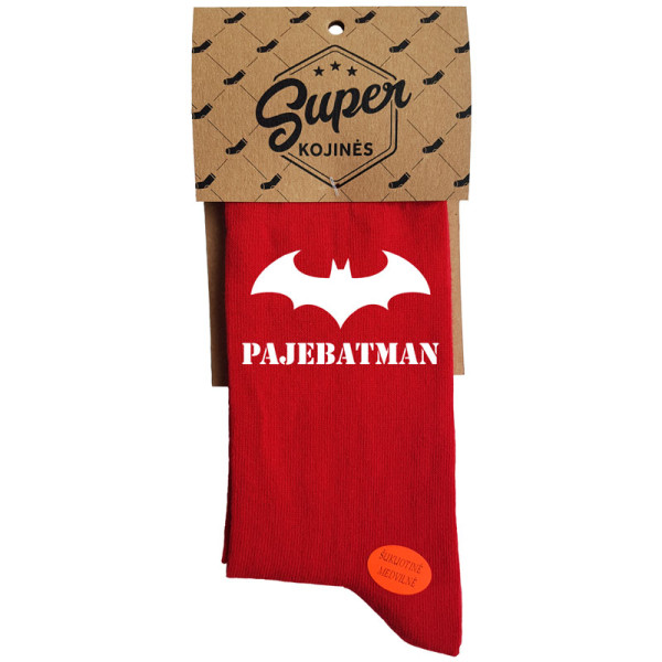 Kojinės "Pajebatman" Kojinės "Pajebatman"