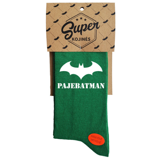 Kojinės "Pajebatman" Kojinės "Pajebatman"