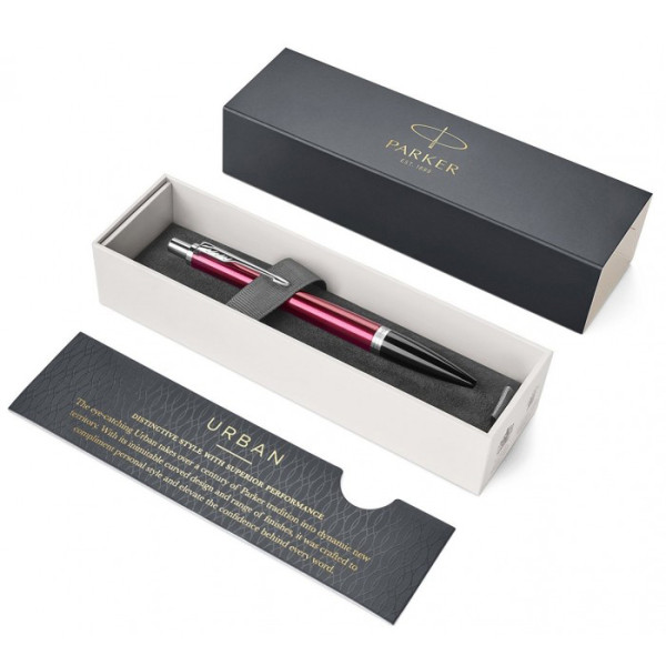 PARKER rašiklis "URBAN Core Vibrant Magenta" (su galimybe išgraviruoti už papildomą kainą) PARKER rašiklis "URBAN Core Vibrant Magenta" (su galimybe išgraviruoti už papildomą kainą)
