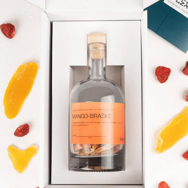 Pasigamink savo likerį "Mango - braškė" Pasigamink savo likerį "Mango - braškė"